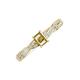 3 - Avril Desire Emerald Cut Semi Mount Twist Braided Shank Engagement Ring 