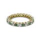 2 - Tiffany 2.80 mm Diamond and Lab Created Alexandrite Eternity Band 