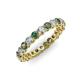 3 - Tiffany 2.80 mm Diamond and Lab Created Alexandrite Eternity Band 