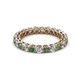 2 - Tiffany 2.80 mm Diamond and Lab Created Alexandrite Eternity Band 