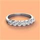 3 - Kathleen 3.40 mm Natural Diamonds Wedding Band 