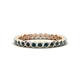 1 - Zhuri 2.00 mm Blue Diamond Eternity Band 