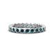 1 - Zhuri 2.40 mm Blue Diamond Eternity Band 