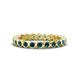 1 - Zhuri 2.40 mm Blue Diamond Eternity Band 