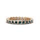1 - Zhuri 2.40 mm Blue Diamond Eternity Band 