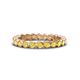 1 - Zhuri 2.40 mm Yellow Diamond Eternity Band 