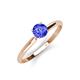 3 - Solus Round Tanzanite Solitaire Engagement Ring  