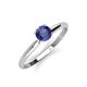 3 - Solus Round Iolite Solitaire Engagement Ring  