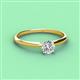 2 - Solus Round Forever Brilliant Moissanite Solitaire Engagement Ring  