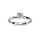 3 - Solus 0.50 ct IGI Certified Lab Grown Diamond Round (5.00 mm) Solitaire Engagement Ring  