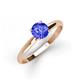 3 - Solus Round Tanzanite Solitaire Engagement Ring  