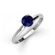 3 - Solus Round Blue Sapphire Solitaire Engagement Ring  