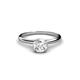 1 - Solus 0.80 ct IGI Certified Lab Grown Diamond Round (6.00 mm) Solitaire Engagement Ring  