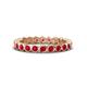 1 - Zhuri 2.40 mm Ruby Eternity Band 