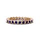 1 - Zhuri 2.40 mm Blue Sapphire Eternity Band 