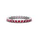 1 - Zhuri 2.00 mm Ruby Eternity Band 