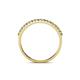 5 - Iskra 1.50 mm Round Citrine and Diamond 18 Stone Wedding Band 