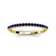 3 - Iskra 0.27 ctw Blue Sapphire Round (1.50 mm) 18 Stone Wedding Band 