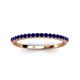 3 - Iskra 0.27 ctw Blue Sapphire Round (1.50 mm) 18 Stone Wedding Band 