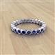 2 - Zhuri 2.40 mm Blue Sapphire Eternity Band 