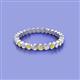 2 - Zhuri 2.00 mm Yellow Diamond and White Lab Grown Diamond Eternity Band 