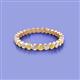 2 - Zhuri 2.00 mm Yellow Diamond and White Lab Grown Diamond Eternity Band 