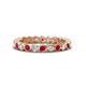 1 - Zhuri 2.40 mm Ruby and Diamond Eternity Band 