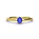 1 - Orla Oval Cut Tanzanite Solitaire Engagement Ring 