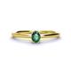 1 - Orla Oval Cut Lab Created Alexandrite Solitaire Engagement Ring 