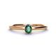 1 - Orla Oval Cut Lab Created Alexandrite Solitaire Engagement Ring 