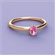 2 - Orla Oval Cut Pink Sapphire Solitaire Engagement Ring 