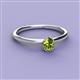 2 - Orla Oval Cut Peridot Solitaire Engagement Ring 