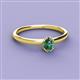 2 - Orla Oval Cut Lab Created Alexandrite Solitaire Engagement Ring 
