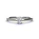 1 - Orla Oval Cut Forever Brilliant Moissanite Solitaire Engagement Ring 