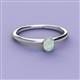 2 - Orla Oval Cut Opal Solitaire Engagement Ring 