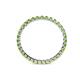 4 - Clarissa 2.00 mm Princess Cut Peridot Eternity Band 