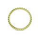 4 - Clarissa 2.00 mm Princess Cut Peridot Eternity Band 