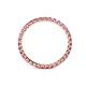 4 - Clarissa 2.00 mm Princess Cut Pink Sapphire Eternity Band 