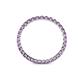 4 - Clarissa 2.00 mm Princess Cut Amethyst Eternity Band 