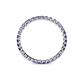 4 - Clarissa 2.00 mm Princess Cut Iolite Eternity Band 
