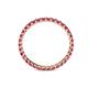 4 - Clarissa 2.00 mm Princess Cut Ruby Eternity Band 