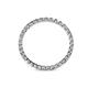 4 - Clarissa 2.00 mm Princess Cut Diamond Eternity Band 
