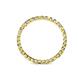 4 - Clarissa 2.00 mm Princess Cut Yellow Sapphire and Diamond Eternity Band 