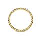 4 - Clarissa 2.00 mm Princess Cut Citrine and Diamond Eternity Band 