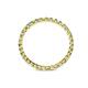 4 - Clarissa 2.00 mm Princess Cut Peridot and Diamond Eternity Band 