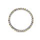 4 - Clarissa 2.00 mm Princess Cut Citrine and Diamond Eternity Band 