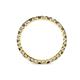4 - Clarissa 2.00 mm Princess Cut Smoky Quartz and Diamond Eternity Band 