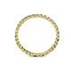 4 - Clarissa 2.00 mm Princess Cut Yellow and White Diamond Eternity Band 