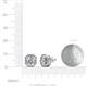 4 - Kaia Diamond Halo Stud Earrings 
