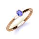 3 - Orla Oval Cut Tanzanite Solitaire Engagement Ring 
